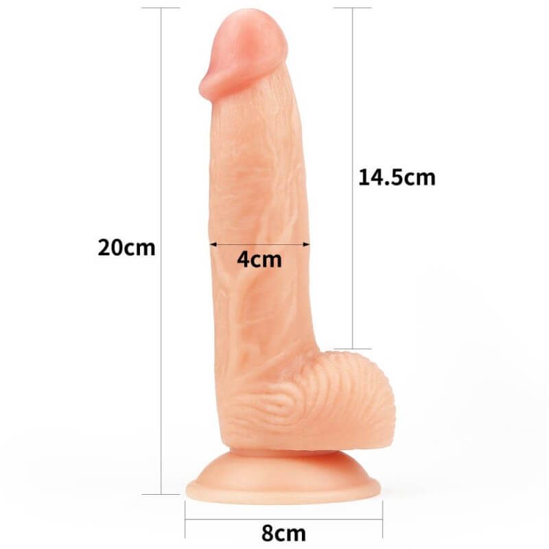 Секс играчка Дилдо Пенис Ultra Soft Dude Lovetoy код: 2195 цена с дискретна доставка